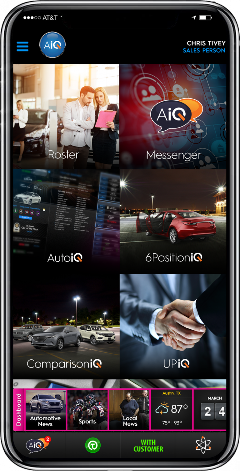 AiQ Mobile Dash